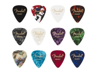Fender 351 Shape Celluloid Medley Heavy 12 Pack Fender 351 Shape Celluloid Medley Heavy 12 Pack